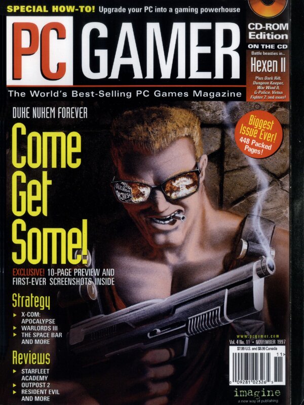 PC Gamer (1997 11) 042 (Imagine) cover